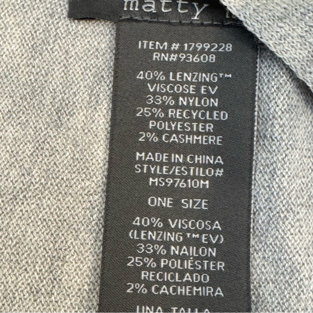Matty M Ladies´ Sweater Poncho Nwt one size - Picture 6 of 6
